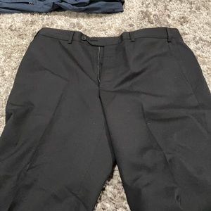 JB Britches Men's wool blend dress pants. 34x32. Black